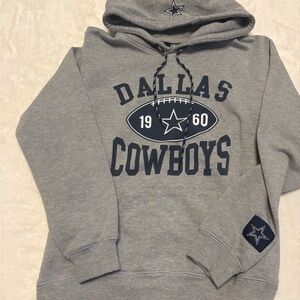 NFL Dallas Cowboys Gray and Navy Star Hoodie